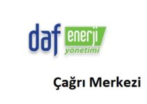 DAF Enerji Yönetimi Çağrı Merkezi İletişim Müşteri Hizmetleri Telefon Numarası Şikayet Hattı